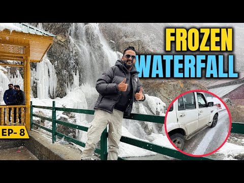 This Hidden Frozen Waterfall In Kashmir 😱 | ExploreTheUnseen2.0