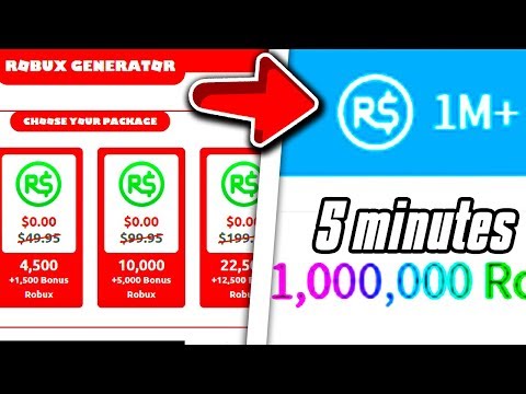 Roblox 1 Million Robux Code 07 2021 - how to get a million robux