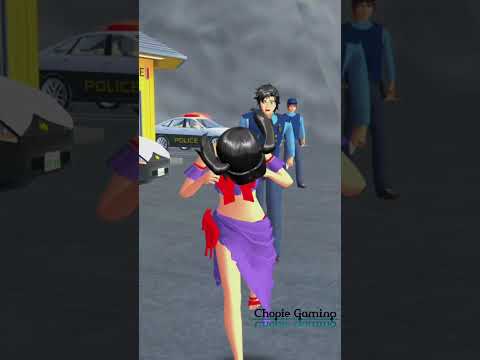 Polisi taiga di jebak ke lubang sumur zombie ๐งโโ๏ธ #sakuraschoolsimulator