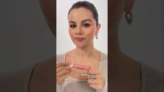 Selena Gomez promoting the new Positive Light Luminizing Lip Gloss 💋 #makeup #selenagomez