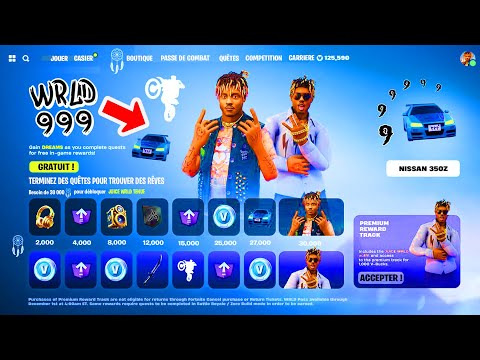 La MISE À JOUR *JUICE WRLD* de Fortnite est ENFIN ARRIVÉE !!(SKIN GRATUIT 🎁)