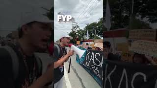 MGA ESTUDYANTE, NAGPROTESTA SA HARAPAN NG DPWH-BULACAN | FYP