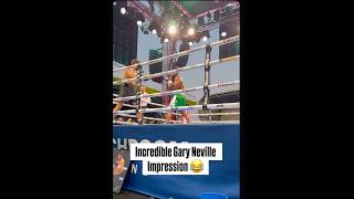 Gary Neville at the boxing?