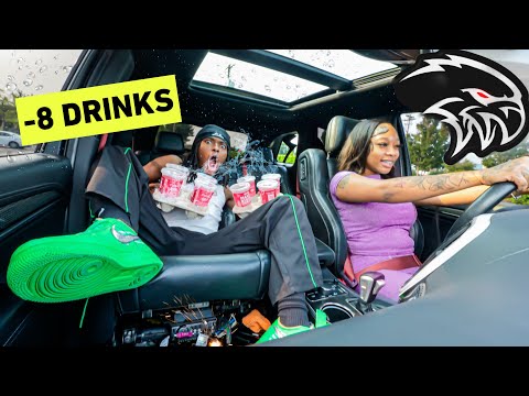 SHE UNBOLTED THE SEAT ON ME IN MY 1000HP WIDEBODY TRACKHAWK WHILE HOLDING 8 DRINKS