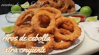 2 RECETAS DE AROS CRUJIENTES MUY FÁCILES DE PREPARAR