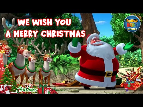 🎅 Merry Christmas from Santa to Mowgli & the Jungle Family 🎁 Festive Carols @POWERKIDSRHYMESOFFICIAL