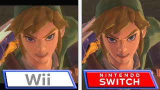 The Legend of Zelda: Skyward Sword Wii vs Nintendo Switch comparison video