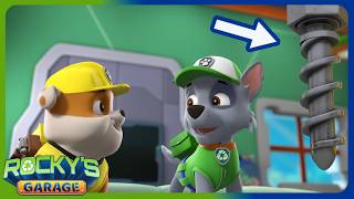 Rocky Fixes Rubble's Drill | Rocky's Garage | Rocky's Garage | Cartoons for Kids