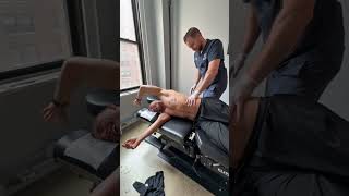 This is what a full body massage looks like at the chiropractor