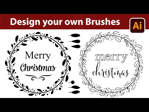 How to make your Own Brushes for Florals and Wreaths in Adobe Illustrator