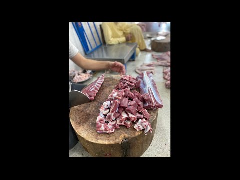 Noorani Mutton shop whole saler is live #noorani #food #mutton #live #viral