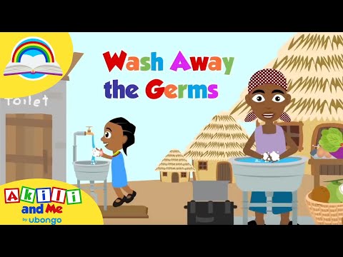 Read with Akili | Wash Away the Germs | Akili & Me #storiesforkids #readingtime