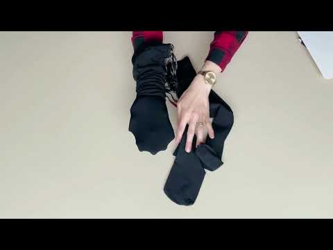Prezentare ciorapi cu chilot decupat Marilyn Hot H01 100 den