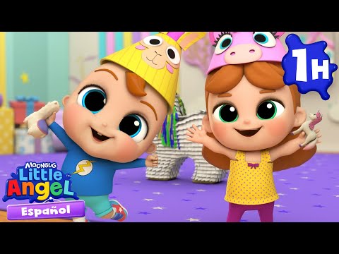 Aprendemos a contar en la fiesta🎂🎈| Caricaturas infantiles | Moonbug en Español - Little Angel