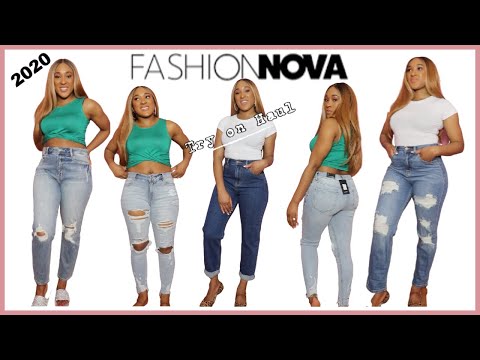 HUGE Fashion Nova Try On Haul 2020 | All JEANS (Size 7)