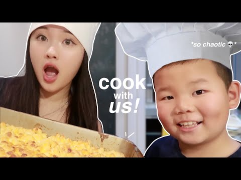 we tried tini's VIRAL mac & cheese (ft. my little cousin) │ thanksgiving vlog!