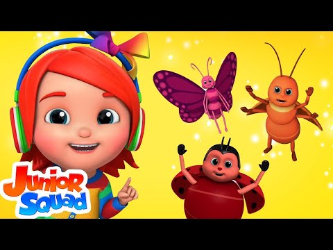 Böcekler Böcekler Böcekler! 🐛 Junior Squad ile Eğlenceli Öğrenme | Türkçe Çocuk Şarkısı 🎶