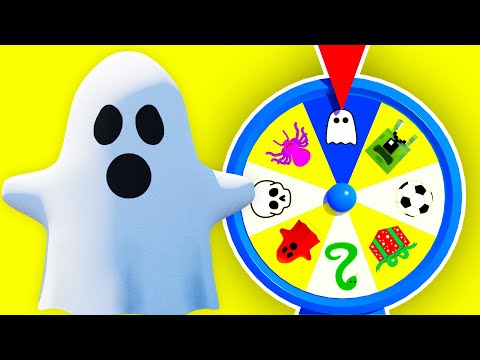 Babies Play Fortune Wheel | Ghost in the Supermarket | Funny Cartoon for Kids | Dolly and Friends 3D