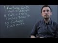 Furlongs and Feet Conversions