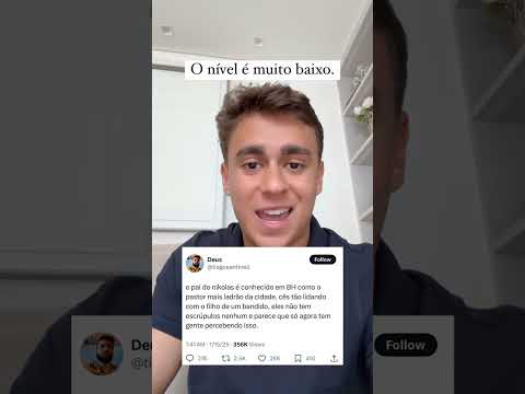 Nikolas Ferreira responde comentário sobre seu pai