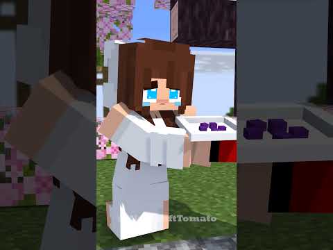 9 - Ghost JJ's sister Boba Tea Summer 🥰💦 - JJ MAIZEN Minecraft Animation #shorts