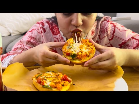 Cooking & eating mini pizza | ASMR Cooking | Dubai Life | Adeeba Naaz