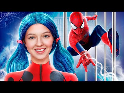 Spider-Man VS Ladybug || Ember y Wade de Elemental Se Convirtieron en Padres