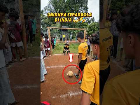 UNIKNYA SEPAKBOLA DI INDIA 🇮🇳 🤯 #shorts