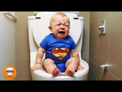 MOST BABY Screaming with Big Troubles At Home - Funny Baby Videos | Just Funniest