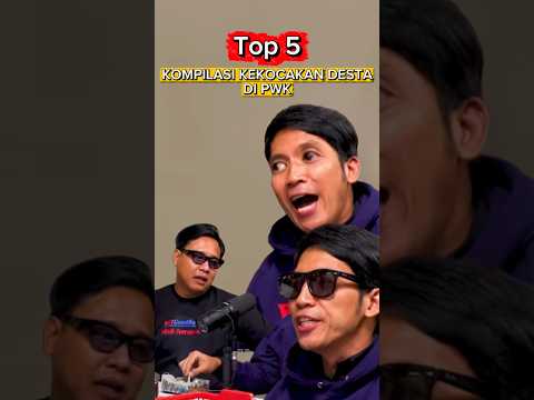 Kompilasi kekocakan desta di podcast pwk #kompilasilucu #komedikocak #podcast #gofarhilman #desta