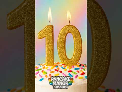 Count to TEN! 🎂 #kidsvideo #kidssongs #preschool