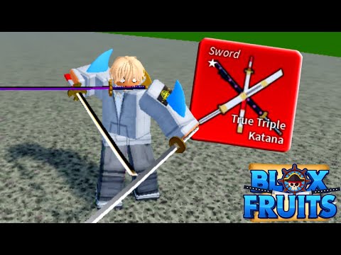 FINALMENTE a TRUE TRIPLE KATANA! PEGUEI A VERDADEIRA KATANA TRIPLA DO ZORO no BLOX FRUIT