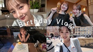 【VLOG】最高すぎた誕生日🎂/ディズニー/お泊まり/ディナー🍸🩷
