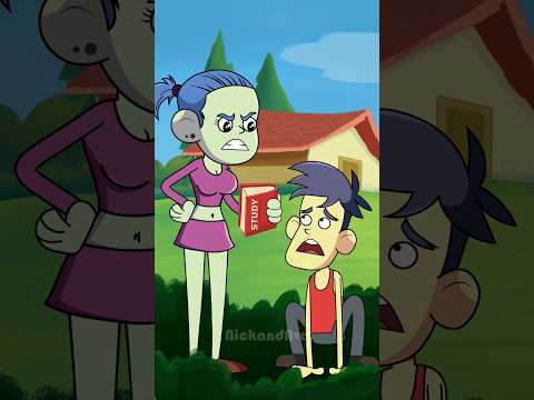Nick No Studying only watching phone(Animation Meme)#shorts #memes