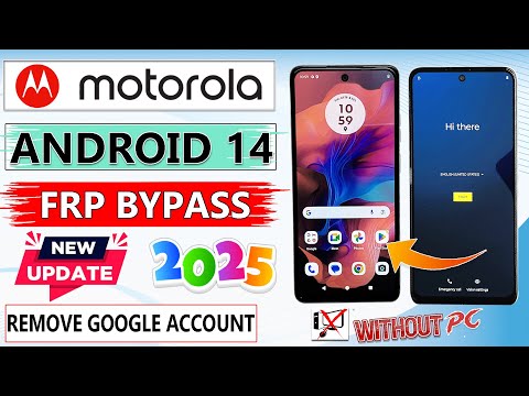 Motorola Frp/Google Lock Bypass Android 14 Without Pc | Settings Not Opening | Moto Frp Unlock 2025✅