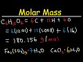 Molar Mass and Formula Weight Concepts