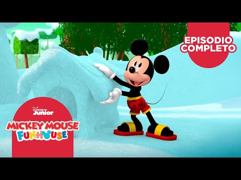 Mickey Mouse Funhouse | Episodio Completo | Día de Nieve en el Verano / ¡Sunny el Muñeco de Nieve!