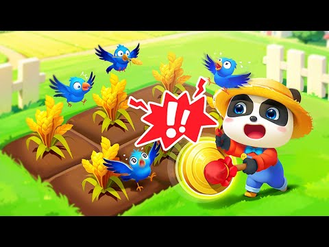 Become a Guardian of the Wheat Field ! - Little Panda Farm Story - Babybus Games