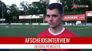 Screenshot van video Dérian Reinders: "Ik was hier op mijn plek" | Afscheidsinterview