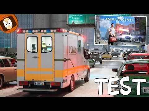 ROLEPLAY AMBULANCIER RÉALISTE ! - AMBULANCE LIFE: A PARAMEDIC SIMULATOR