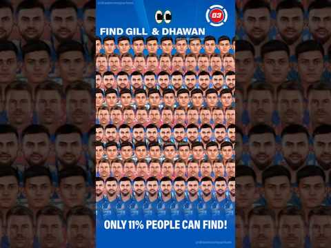 find gill and dhavan #cricket #shortvideo