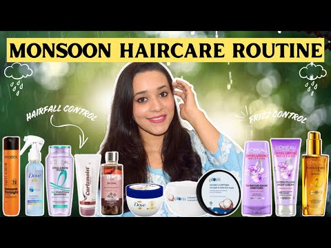 Monsoon Haircare Routine For Hairfall and Frizz Control | Just another girl