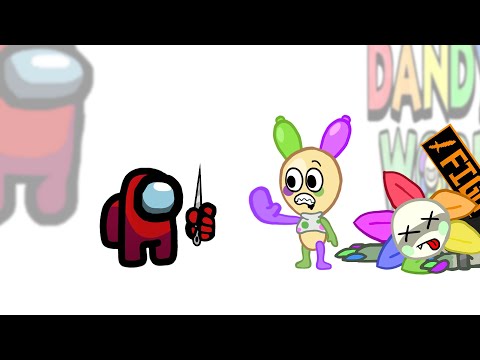 Mini Crewmate Kills DANDY'S WORLD Characters - Part 3 | Among Us