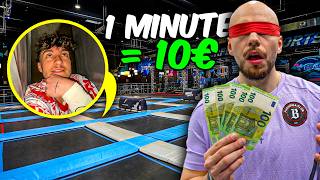 VERSTECKEN CHALLENGE in der TRAMPOLINHALLE! *1 Minute = 10€*