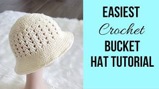 Easy Crochet Bucket Hat