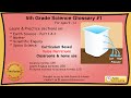 Environmental Science and Earth Concepts