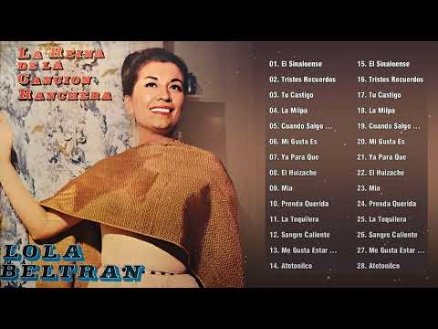 Lola Beltran Con Banda  - Los Mejores Exitos De Lola Beltran - Rancheras y Corridos Mix
