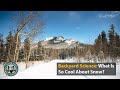 Winter Activities and Snowflake Science
