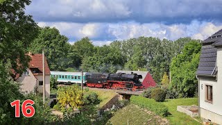 Erster Zug auf der Muldentalbahn nach 23 Jahren Stillstand, 29.05.2025