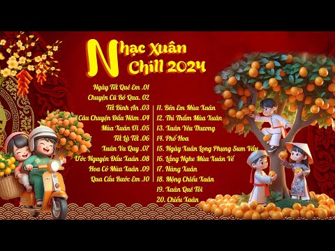 LK Nhạc Xuân EDM Htrol TikTok - Nhạc Tết Chill Nhẹ Nhàng, Đón Xuân Giáp Thìn 2024 - Nghe Là Nôn Tết